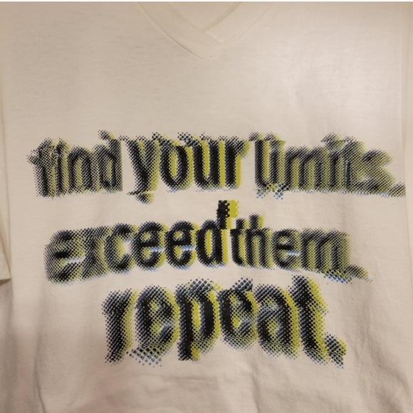 NIKE T-shirt ~ Retro 1990s era ~ V-neck~ Just DoIt Logo ~ Lg~ Unisex - Picture 6 of 14